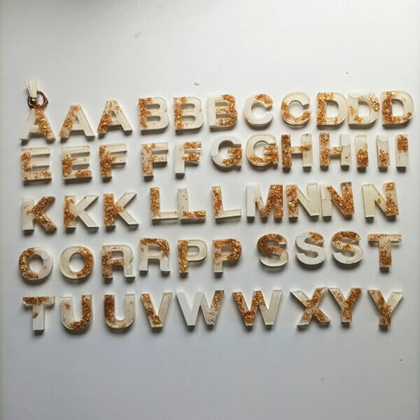 Schlüsselanhänger Buchstaben – Bild 10