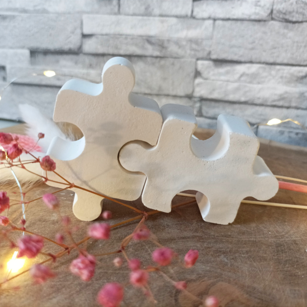Zwei Puzzleteile