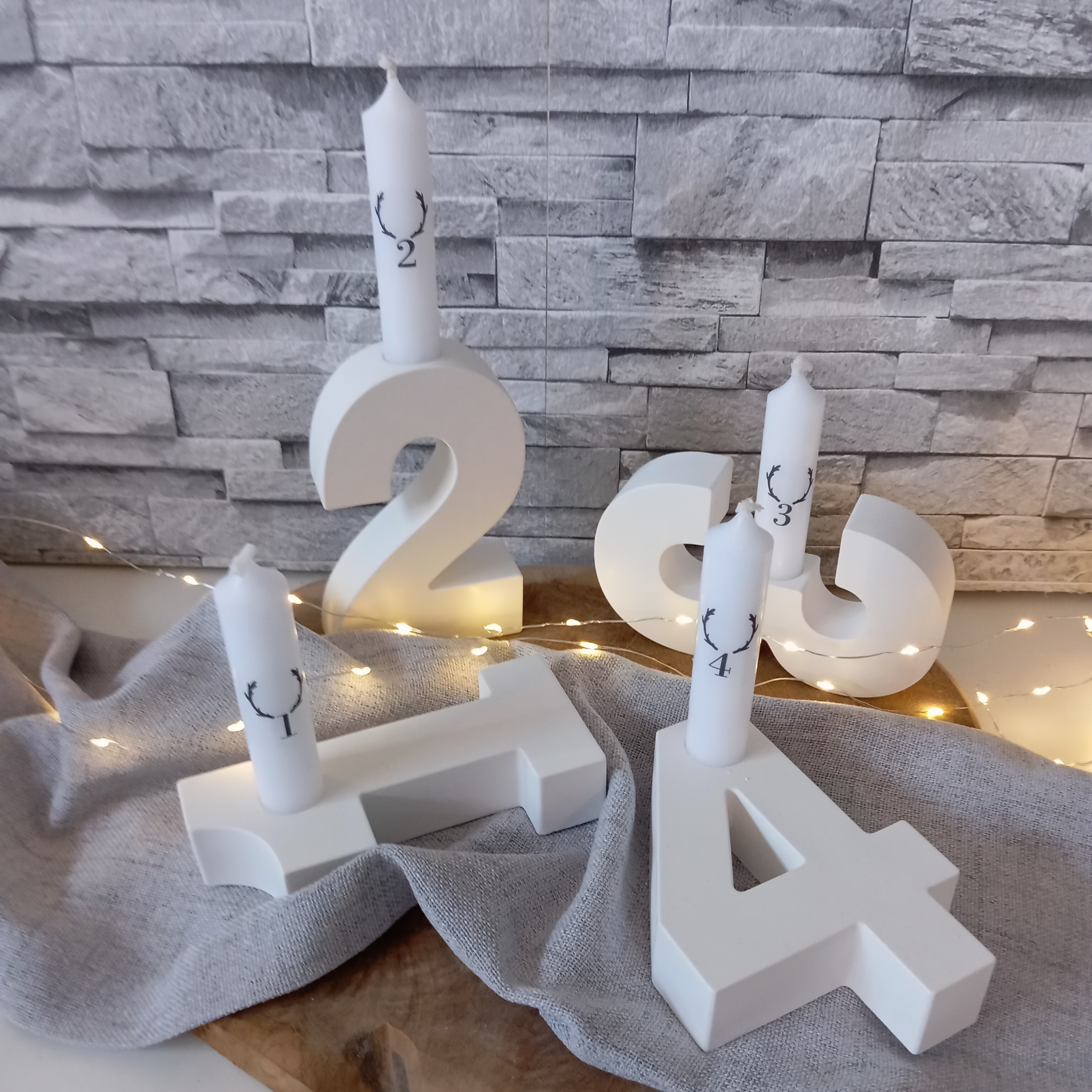 Adventskranz modern – Bild 3