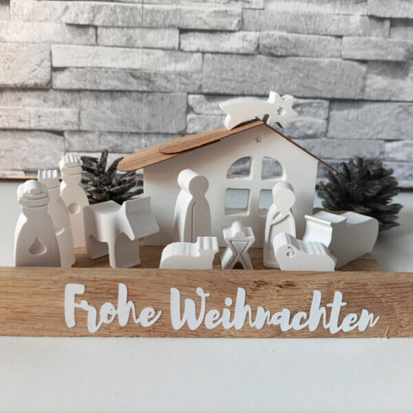 Mini Krippe für ein Fest voller Magie