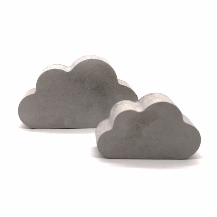 babygeschenke-personalisiert-19 Babygeschenke personalisiert - Beton Wolken 2er Set