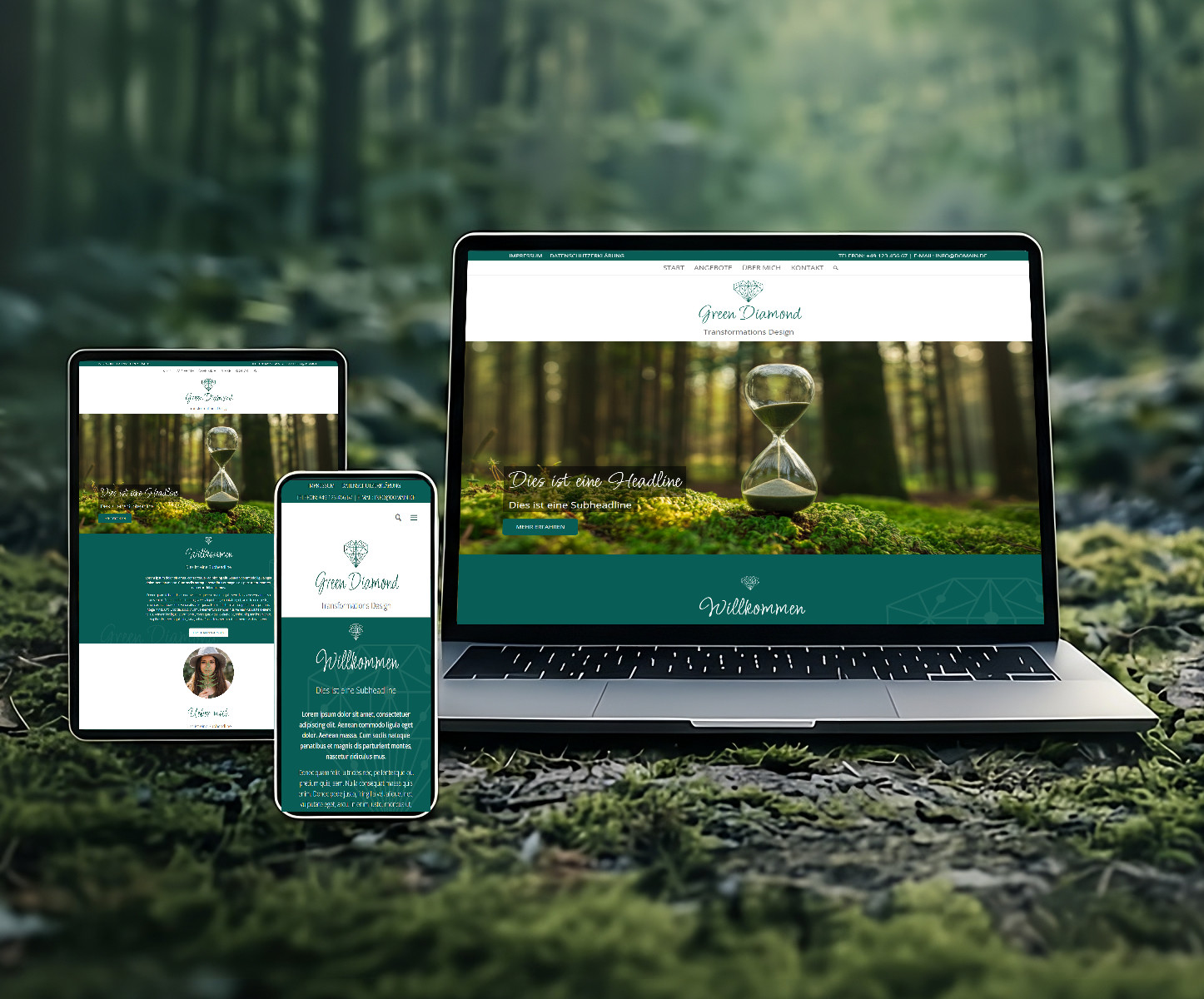 One Pager Vorlage für Coaches und Soulworker