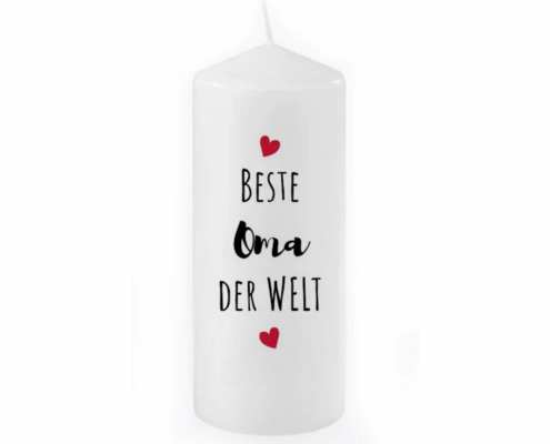 Außergewöhnliche Geschenke Geburtstag - Bedruckte Kerzen mit Spruch