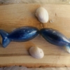 Epoxidharz Deko - Resin Fische 8er-Set in blau