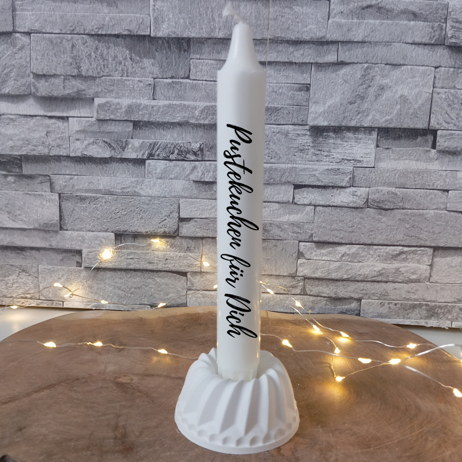 Kerze Geburtstag mit Spruch