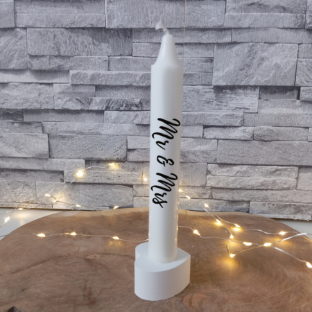 Hochzeitskerzen mit Spruch