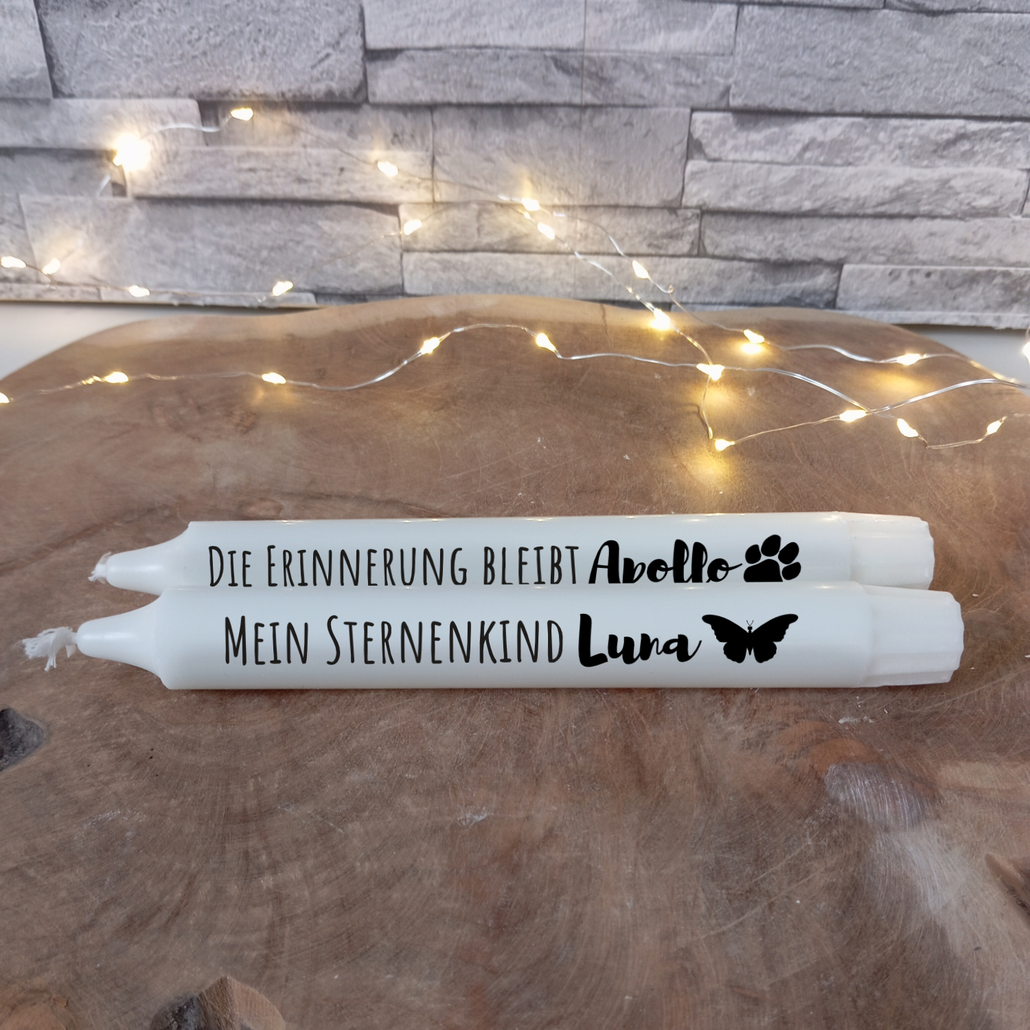 Kerze Trauer – Bild 3