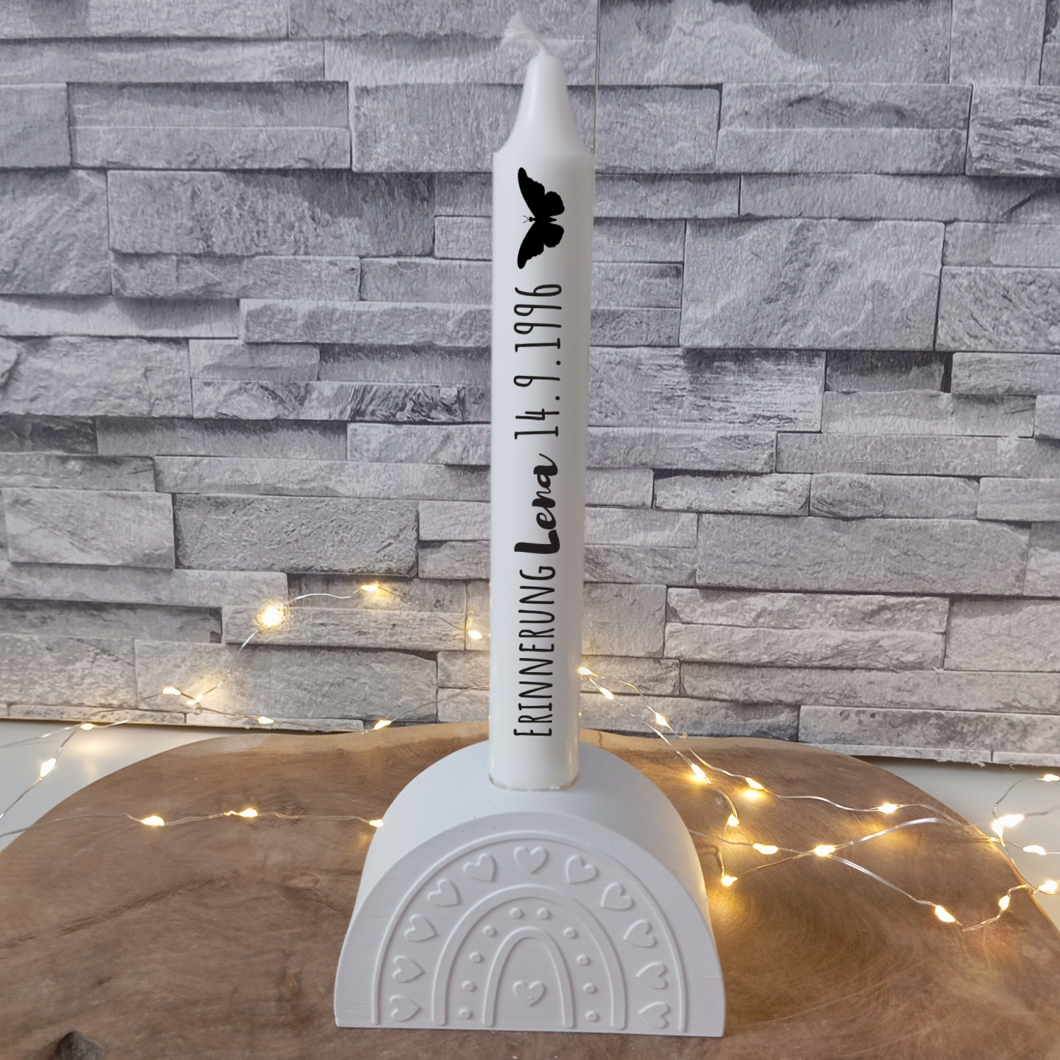 Trauer Kerze mit Namen – Bild 2