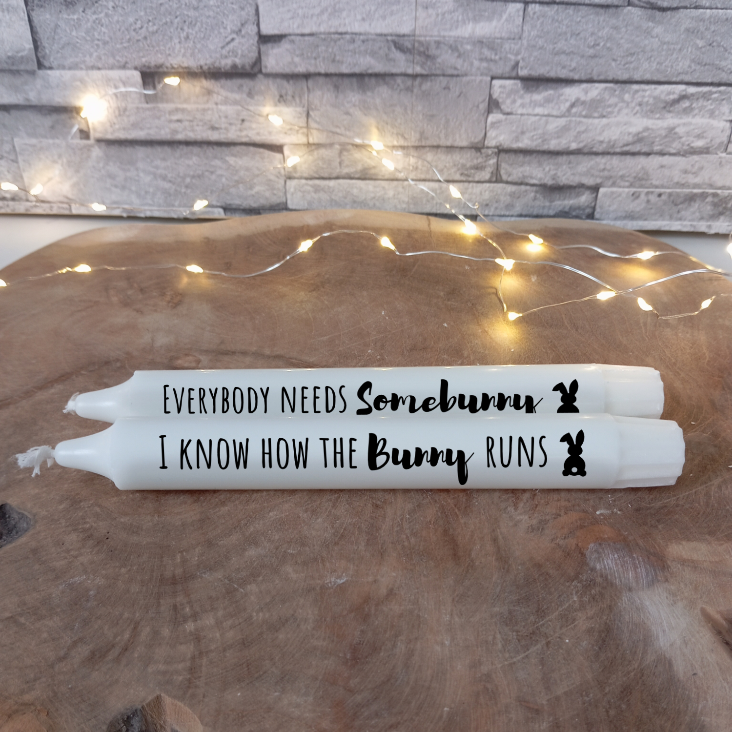 Osternkerzen - I know how the bunny runs