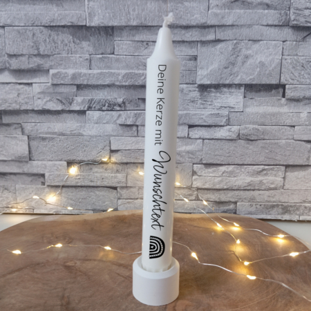 Personalisierte Kerze