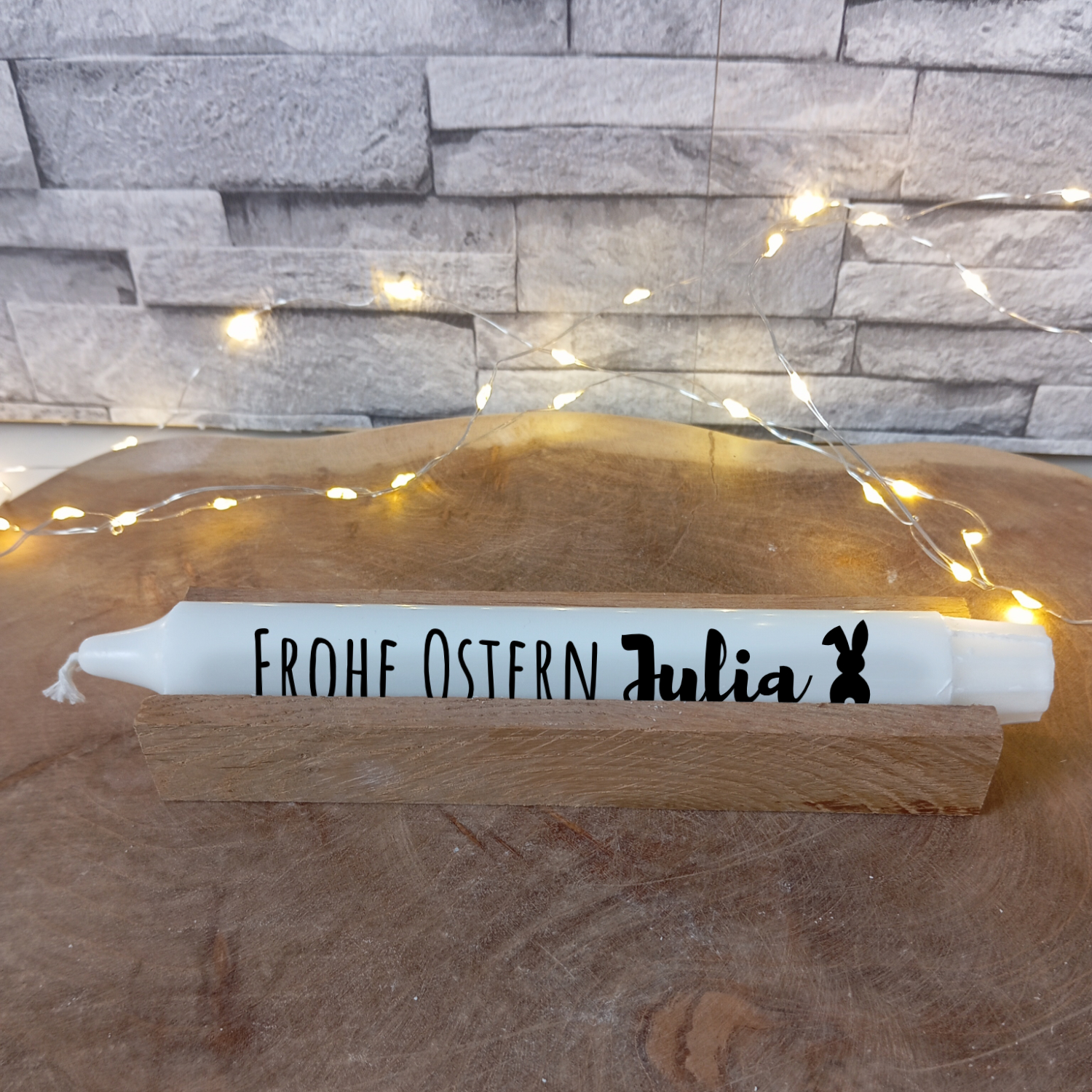Personalisierte Osterkerzen