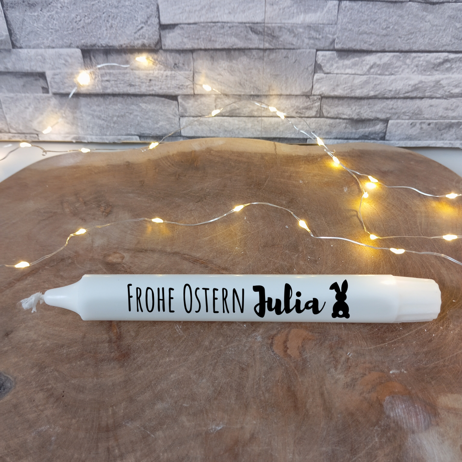 Personalisierte Osterkerzen