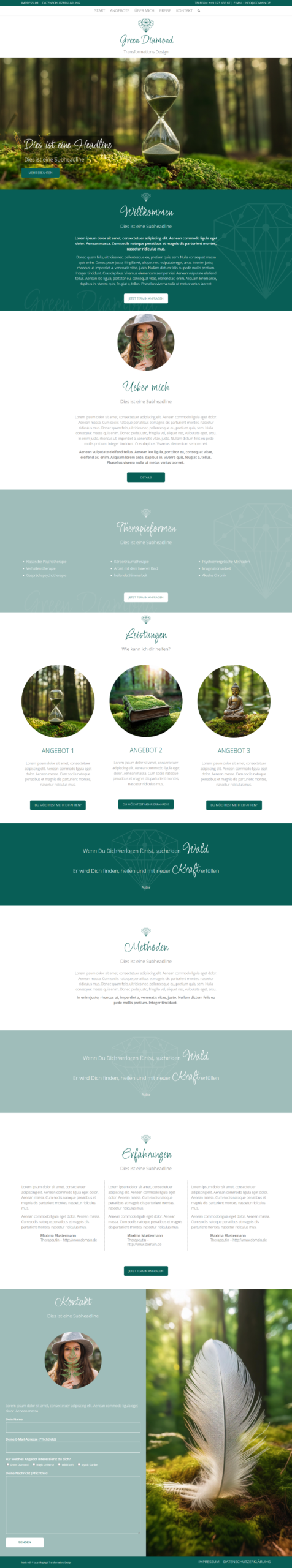 One Pager Vorlage – Bild 2